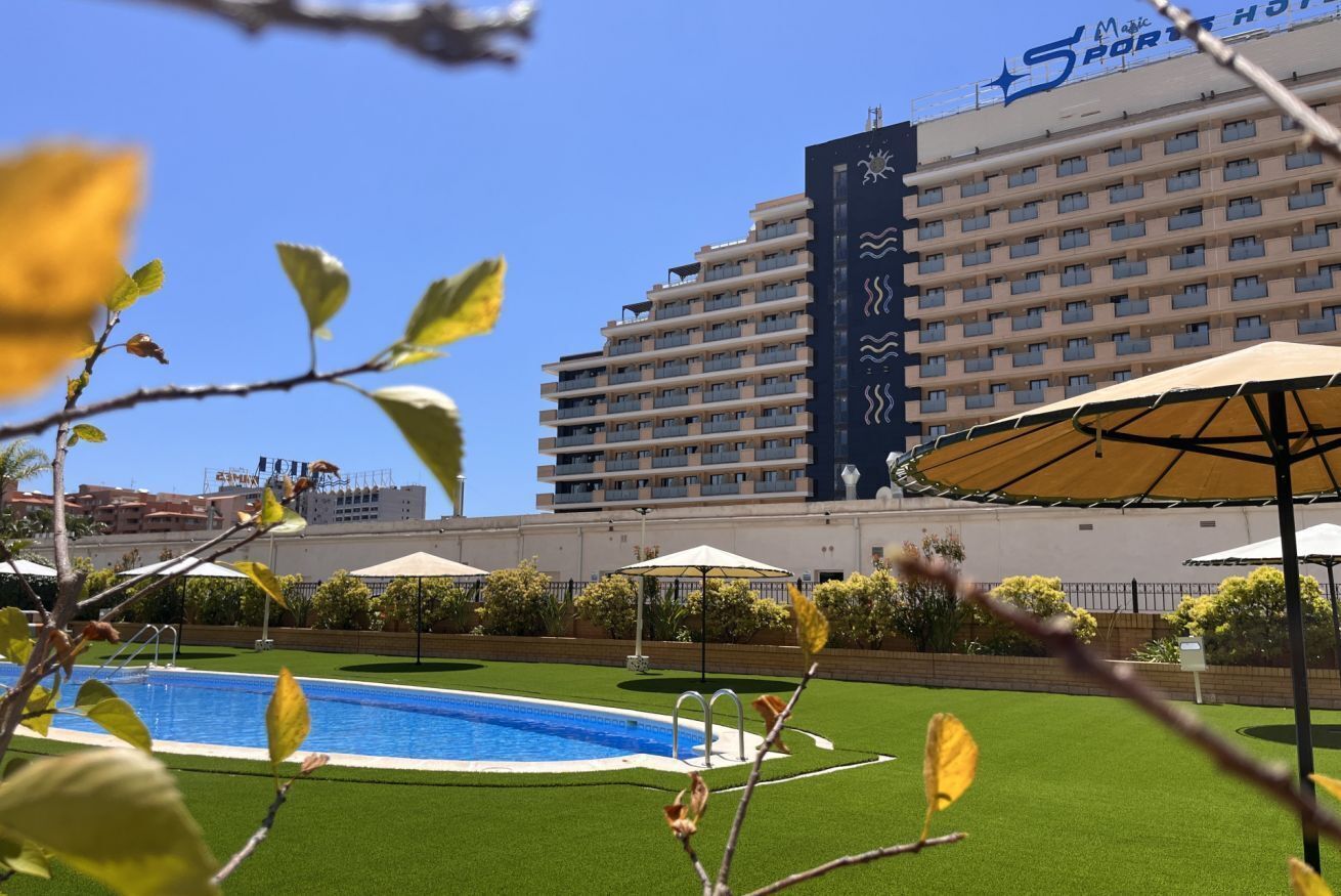 Una piscina climatizada