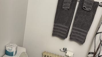 Douche, serviettes fournies