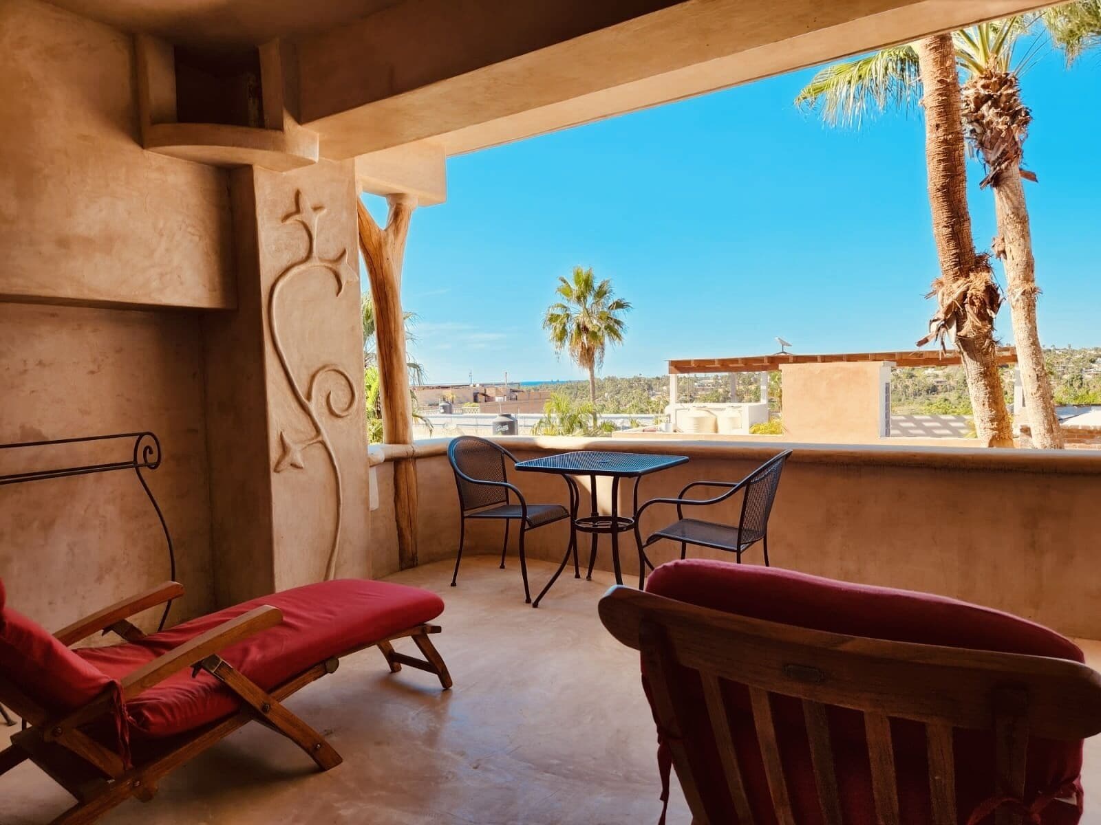 Superior Suite, 1 King Bed, Non Smoking, Partial Ocean View | Terrace/patio