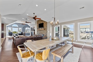 Dining - 7015- Nirvana, Ocean and Sound Views, Private Pool, Beautiful Rodanthe (Rodanthe)