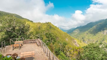 Uitzicht vanaf balkon