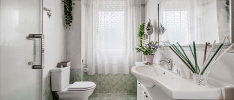 Shower, hair dryer, bidet