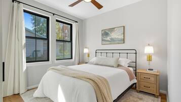 1 bedroom, iron/ironing board, travel crib, free WiFi