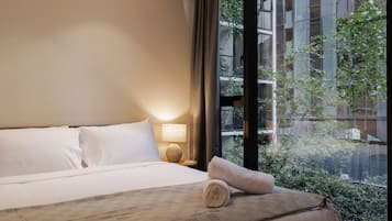 Apartamento City | 1 dormitorio, sistema de insonorización, tabla de planchar con plancha