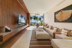 Smart-TV, Kamin, Drucker