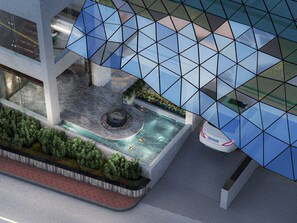 Vue depuis l’hébergement