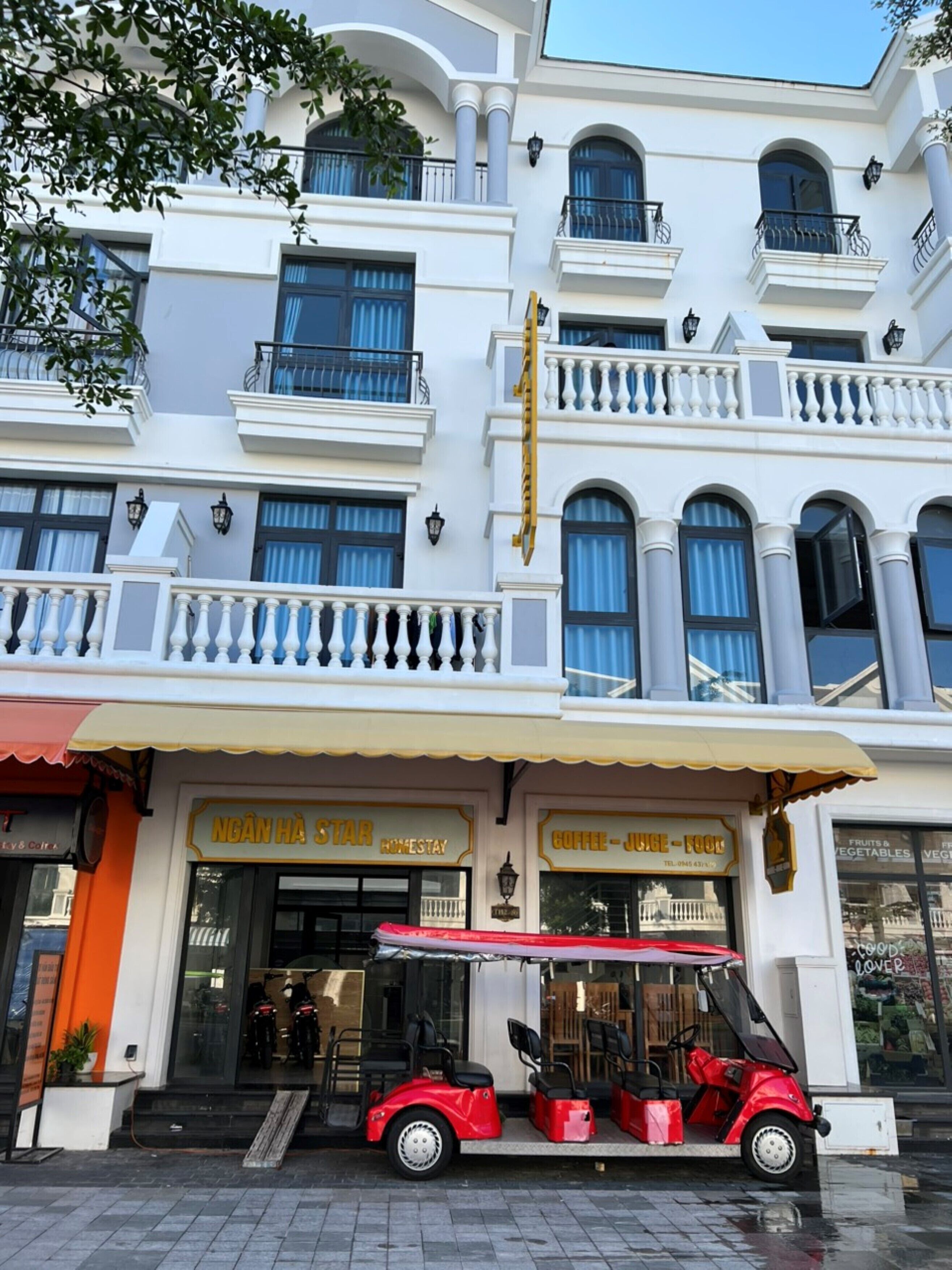 Fassade der Unterkunft