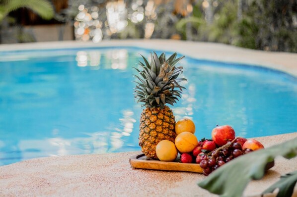 Pool - Habitación de 1 Cama Vista al Jardín con Desayuno Continental Incluido (Q.R.)