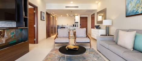 Smart TV, video games, books, music library