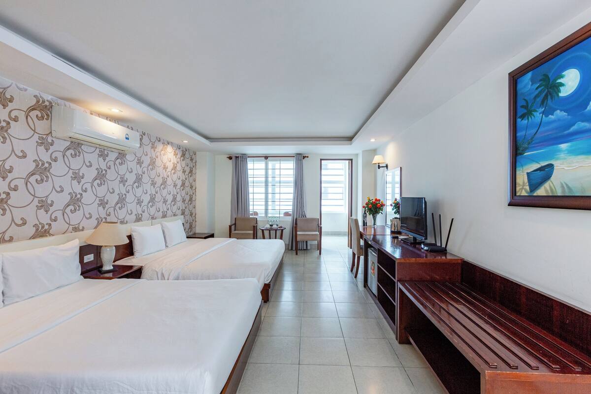 Deluxe-Vierbettzimmer, Stadtblick
