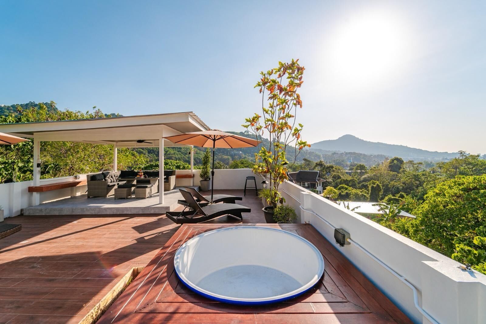 Terraza en la azotea