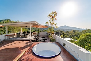 Rooftop terrace - The Scoop Sea view Kamala 10km to Patong (Kamala)