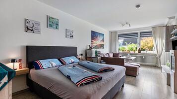 1 Schlafzimmer, Bügeleisen/Bügelbrett, kostenloses WLAN, Bettwäsche