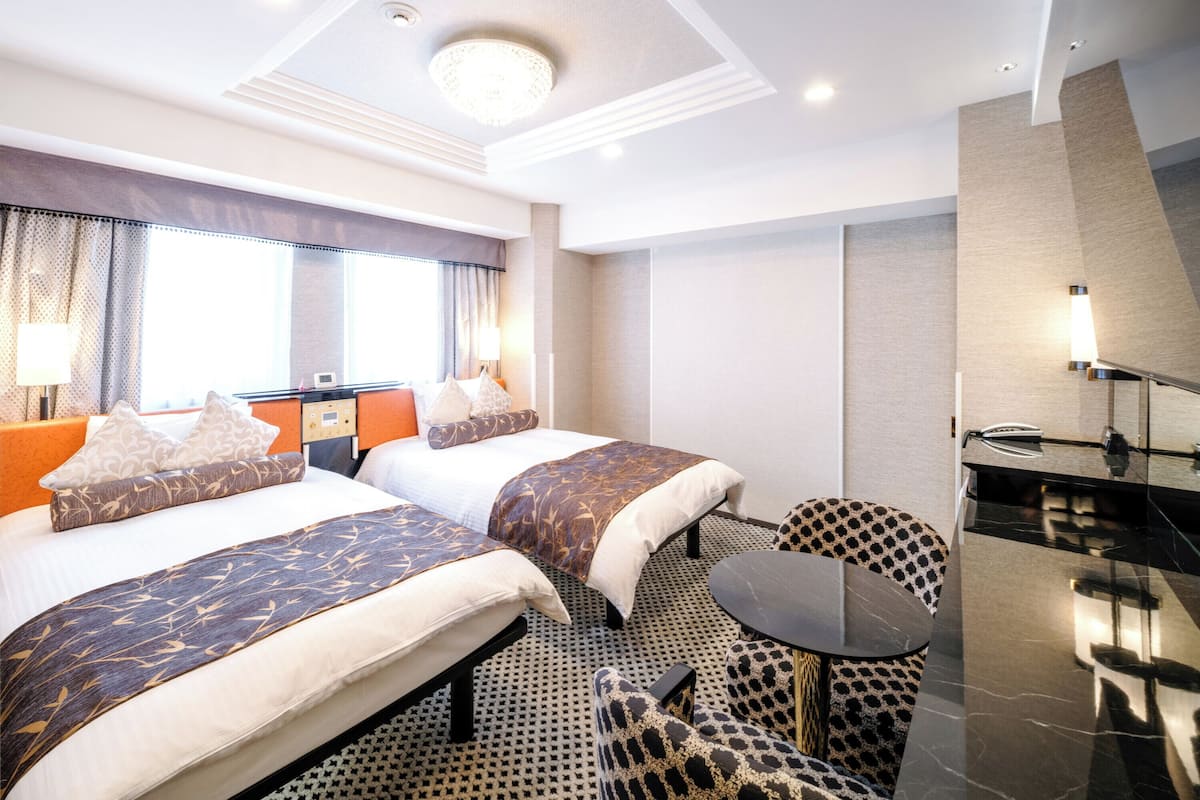 Kamar Twin Deluks, Bebas Asap Rokok | Meja kerja, setrika/meja setrika, Wi-Fi gratis, dan seprai linen