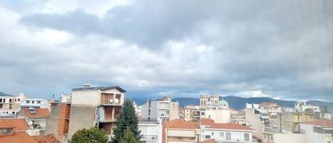 Panorama appartement, uitzicht op de stad (Inspire) | Terras