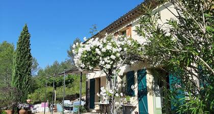 Un mas en Provence verte pour les amoureux de la nature. Animaux bienvenus !