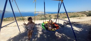 Sun-loungers, beach towels