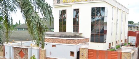 Fassade der Unterkunft