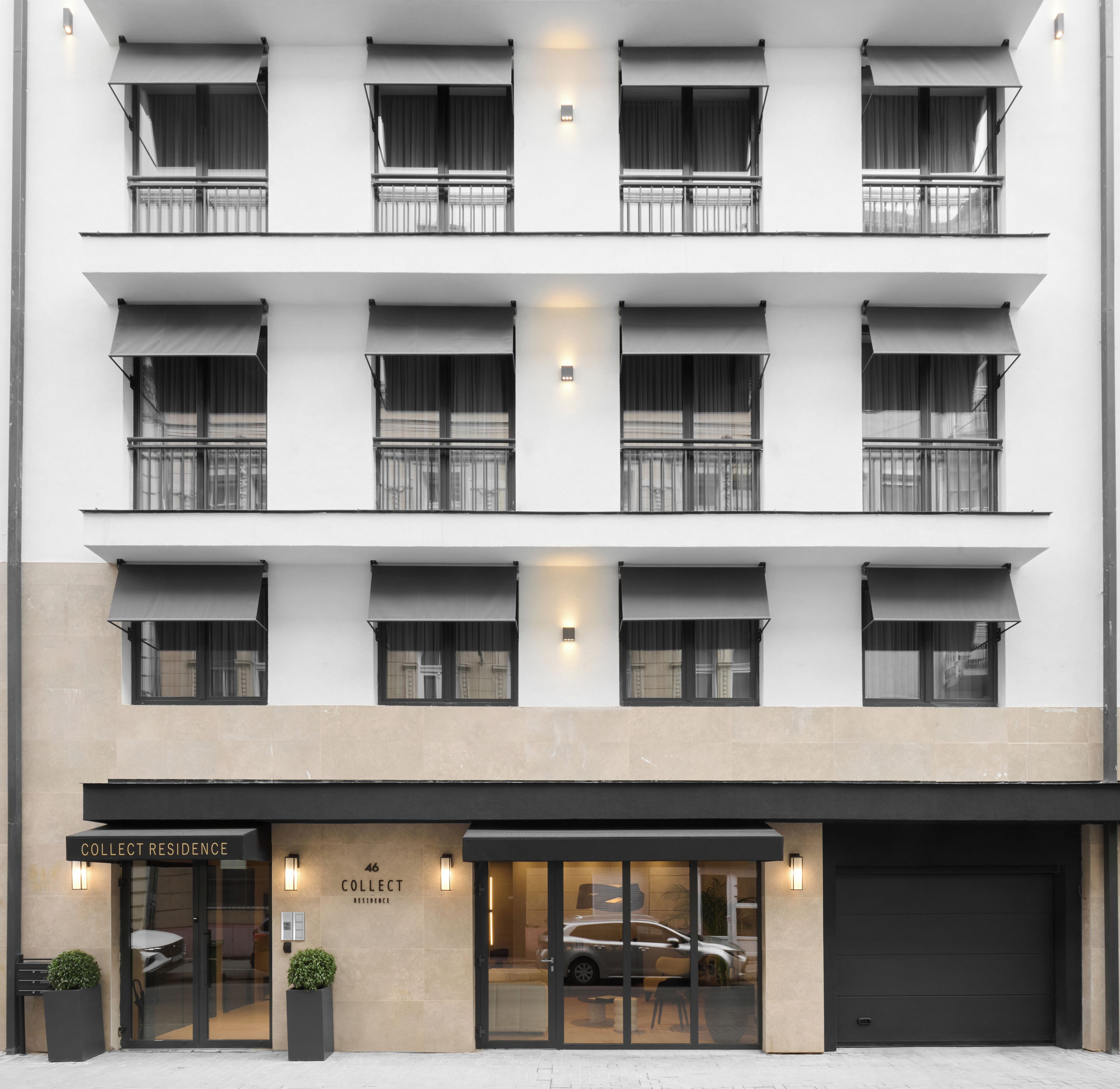 Fachada de la propiedad