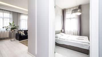 Exclusive Apartment | 1 bedroom, iron/ironing board, free WiFi, bed sheets