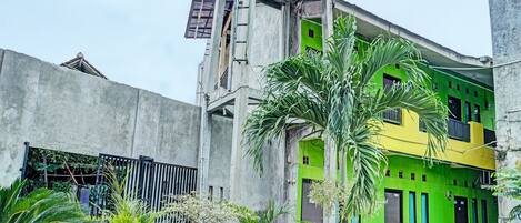 Majoituspaikan julkisivu