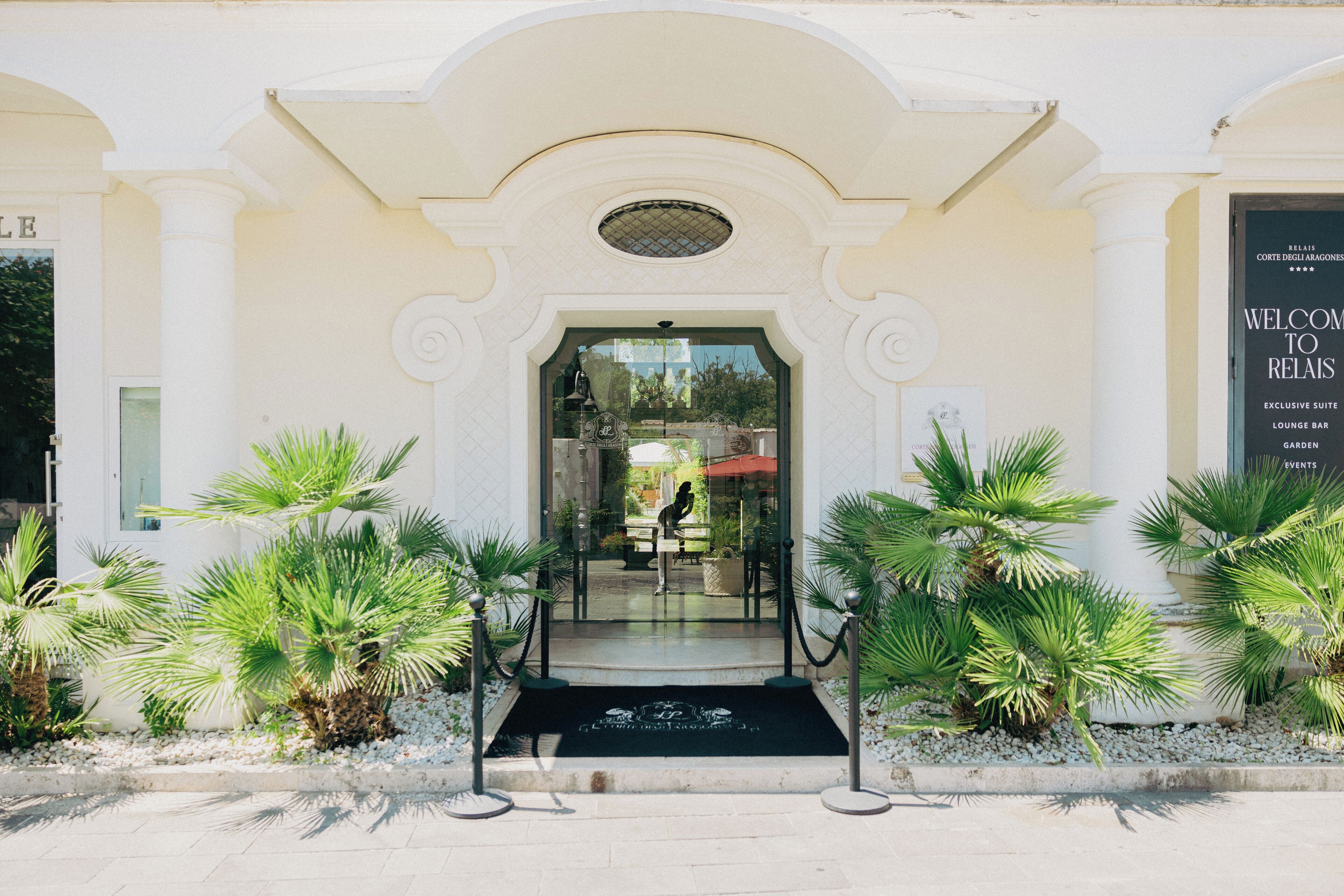 Entrée de l’hébergement