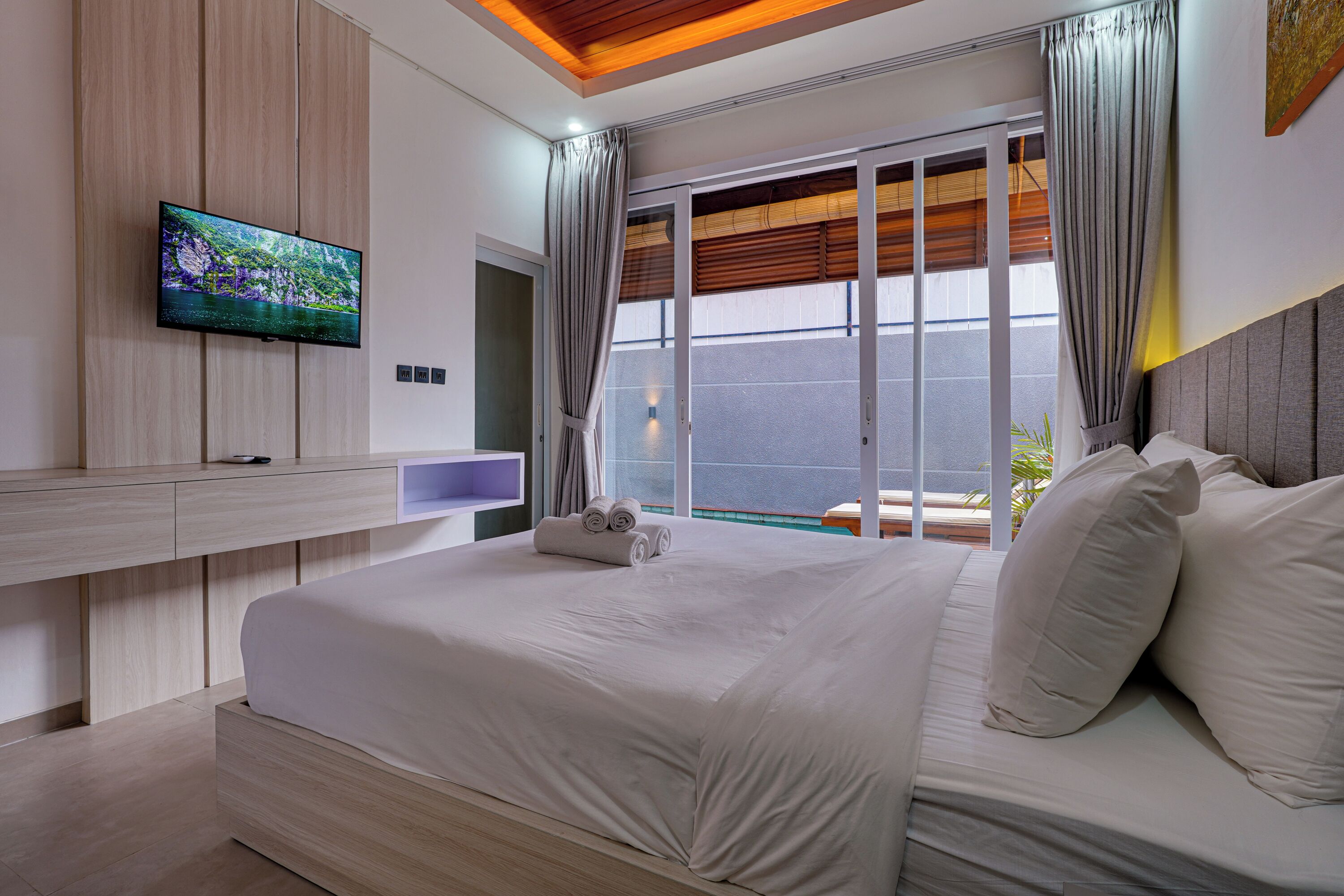 Vila standard | Wi-Fi de cortesia, roupa de cama