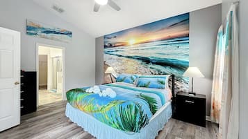 4 bedrooms, iron/ironing board, travel cot, free WiFi