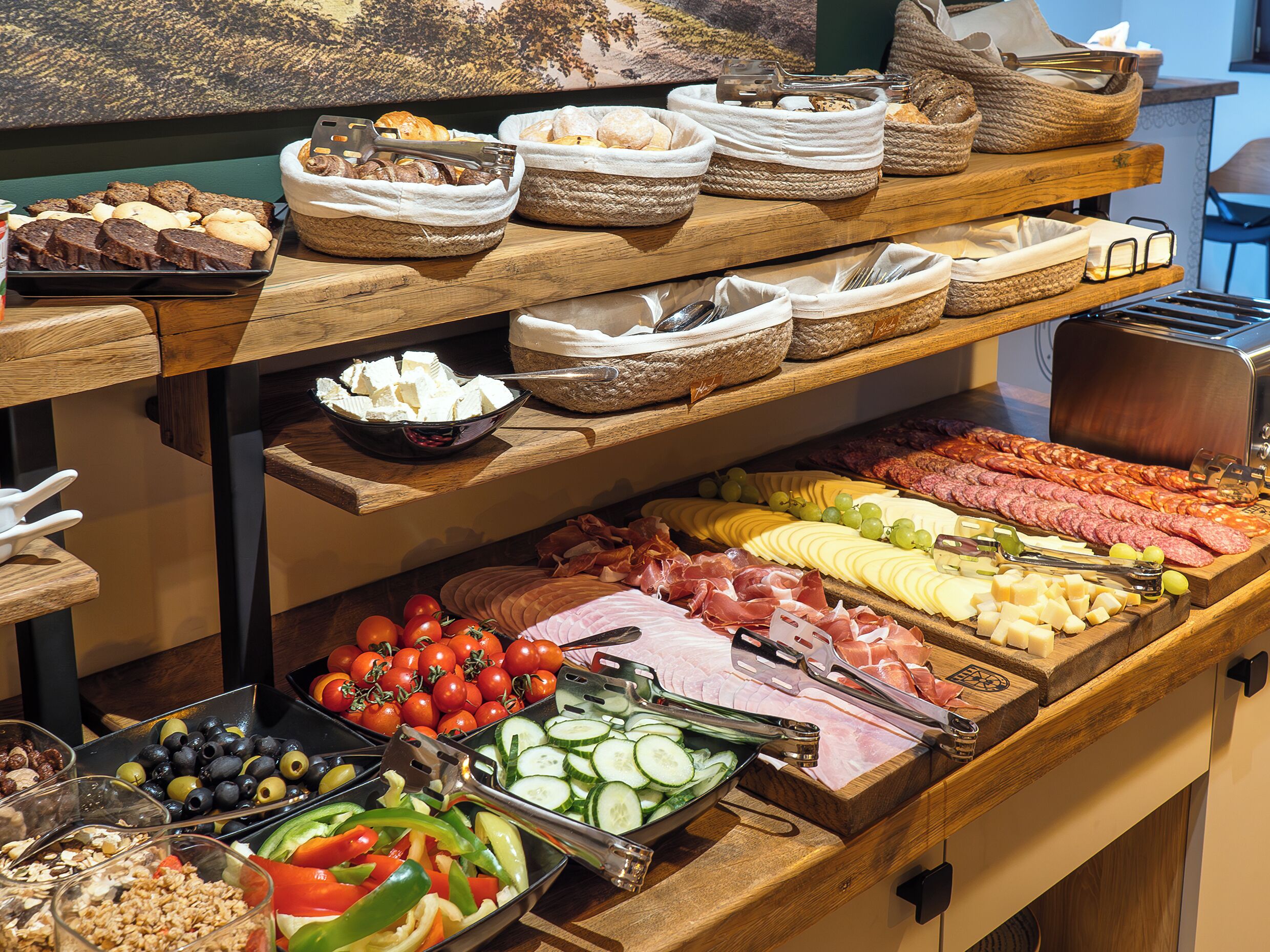 Petit déjeuner buffet compris tous les jours