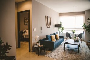 TV, DVD player, offices - 1BR | 1BA Cozy Apartment Super  Fast WiFi and Pool (Ciudad de México)