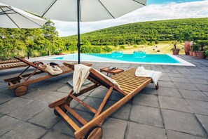 Udendørs pool, opvarmet pool