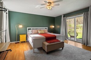 2 slaapkamers, een strijkplank/strijkijzer, wifi, beddengoed
