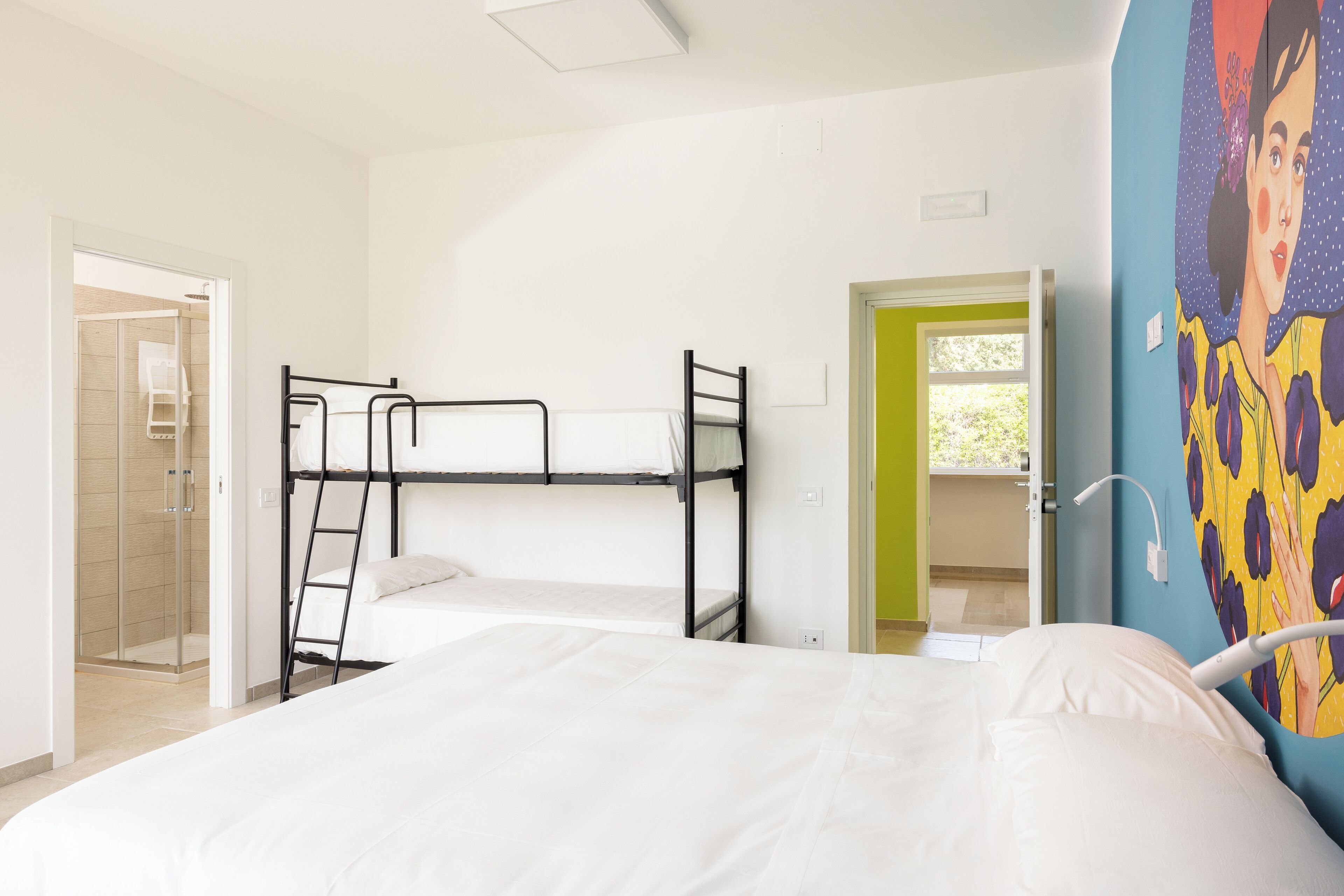 Habitación familiar | Edredón, wifi gratis y ropa de cama 