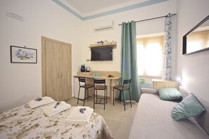 Huone, useita sänkyjä | Äänieristys, silitysrauta/-lauta, ilmainen Wi-Fi