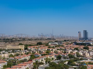 Balcony view - Luxury StayCation - Al Jawhara Tower Studio Apt in the Heart of Dubai (Dubai)