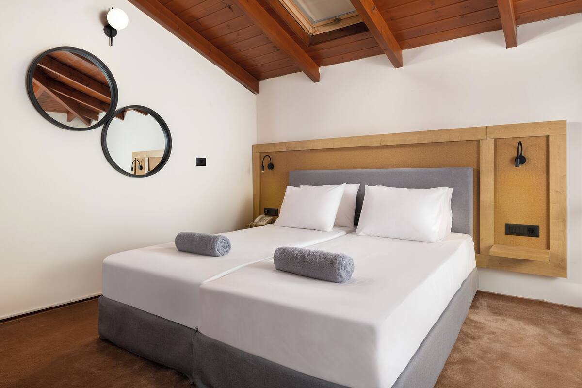 1 habitación y ropa de cama de alta calidad