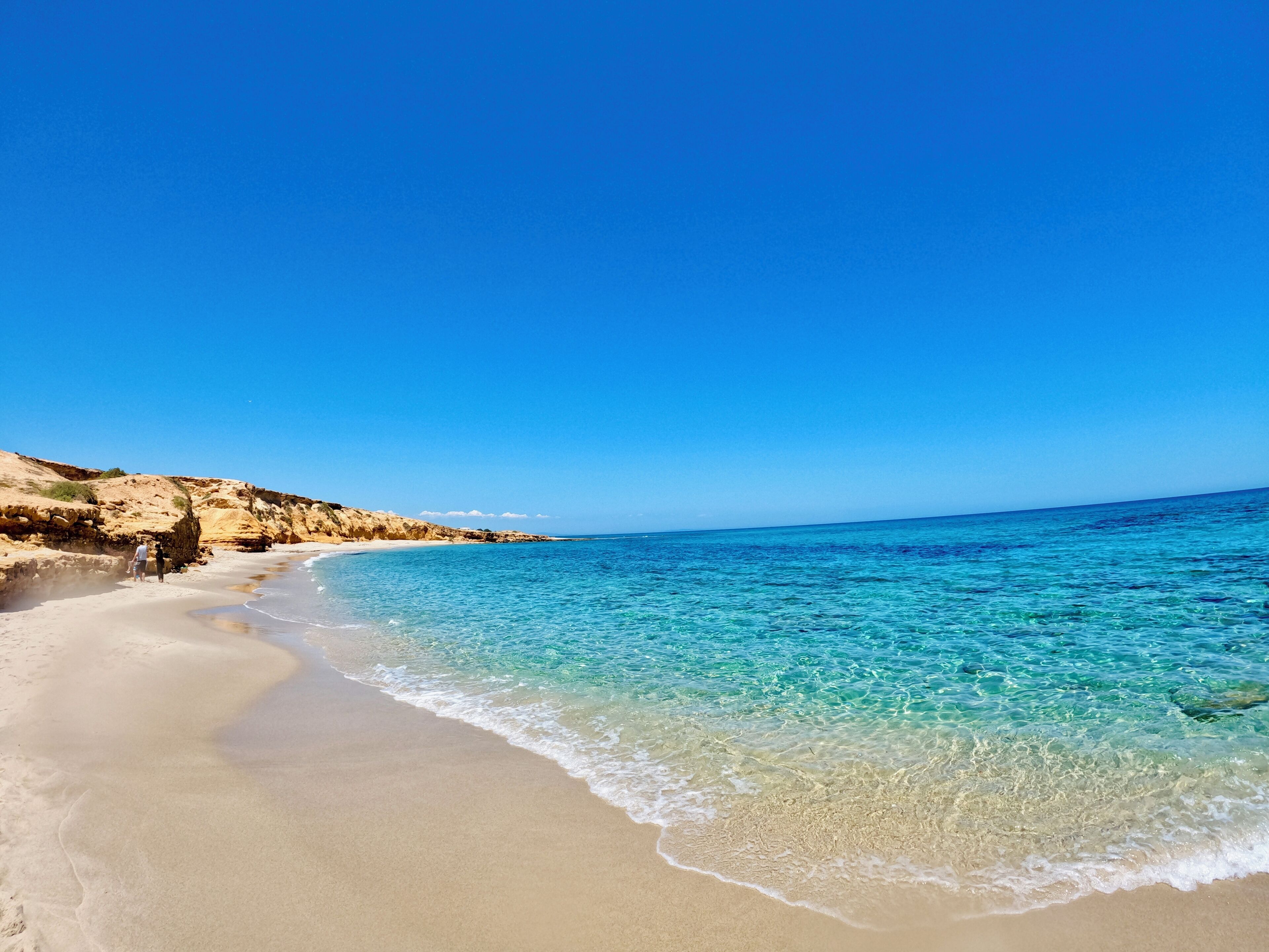 Sun-loungers, beach towels