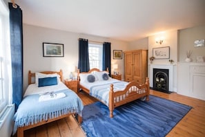 5 bedrooms, iron/ironing board, travel cot, WiFi