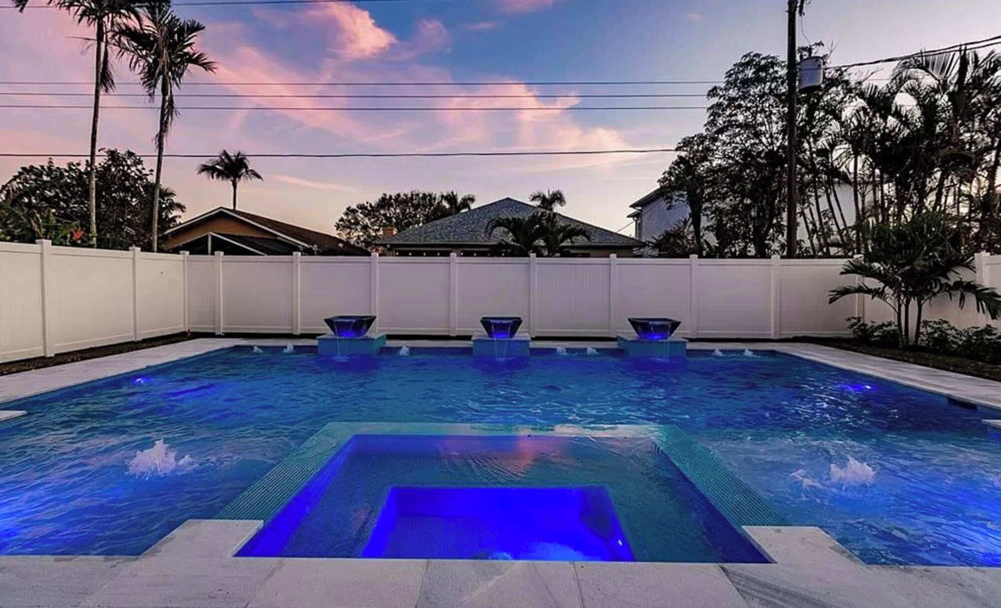 Beheizter Pool