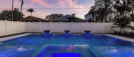 Beheizter Pool
