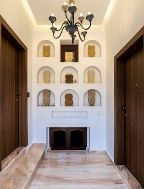 Interior entrance