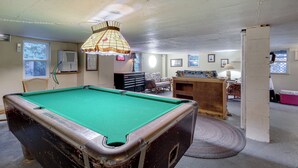 House (3 Bedrooms) | Interior - Game Room & Deck: Tybee Island Beach House (Tybee Island)