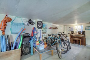 House (3 Bedrooms) | Interior - Game Room & Deck: Tybee Island Beach House (Tybee Island)