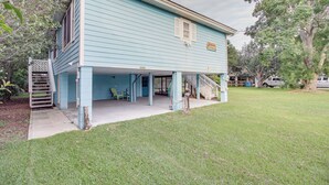House (3 Bedrooms) | Interior - Game Room & Deck: Tybee Island Beach House (Tybee Island)