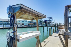 House (2 Bedrooms) | Interior - Dock & Bay Access: Rockport Home on Canal (Rockport)