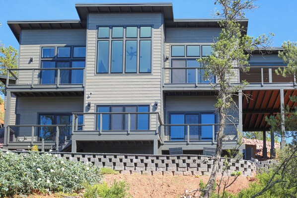 House (3 Bedrooms) | Front of property - Hot Tub & Panoramic Mtn Views: Pine Retreat! (Pine)