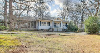 Central & Ornate Sewanee Home w/ Screened-in Porch