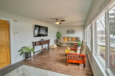 Kayaks & Fire Pits: Waterfront Portage Getaway!