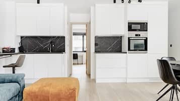 Dúplex Deluxe, 3 habitaciones, cocina, vistas a la ciudad | Zona de estar