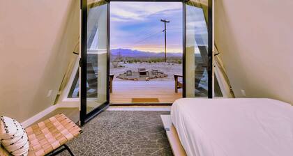 Stardust Big Bend Luxury A-Frame#1 with a fab view